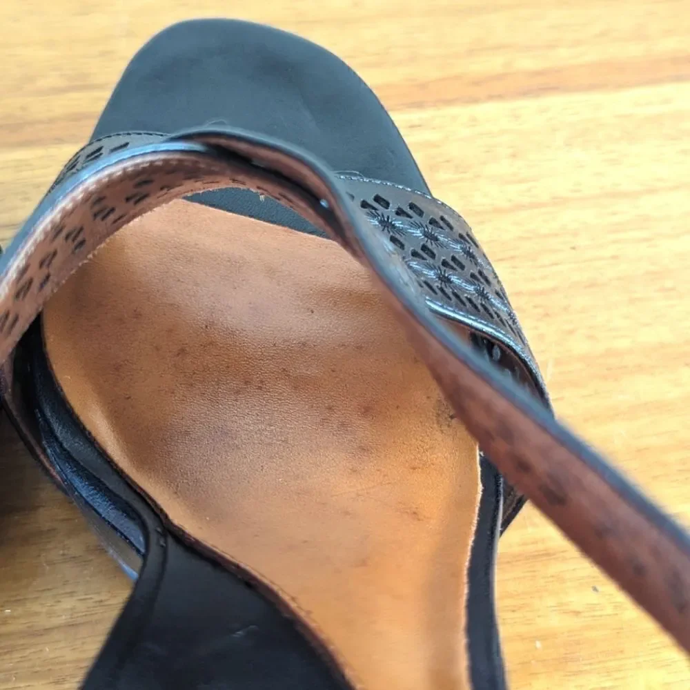 Diane Von Furstenberg Whimsigoth Dark Academia Witchy Feminine Heels 8 ½